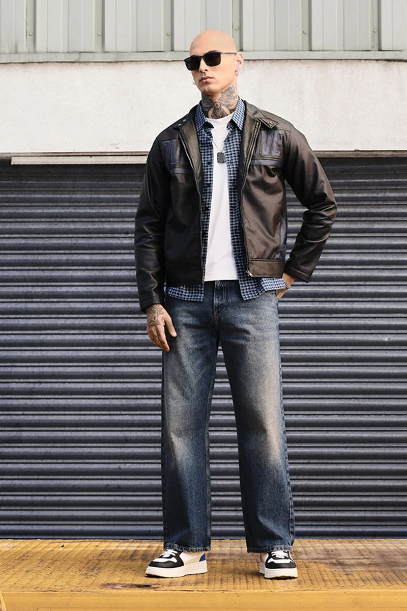 SNITCH GRIND OVERDRIVE Biker Jacket